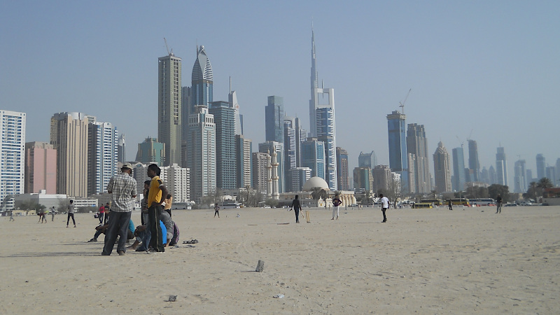 Migrant workers in Dubai