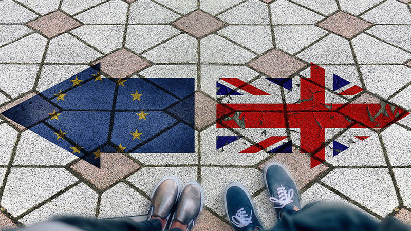 UK split from EU