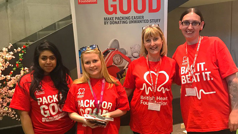 Students in the 'help for good' campaign 
