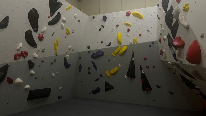 Bouldering room reopens graphic