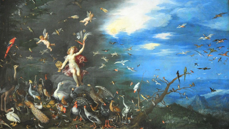 ‘Air’ by Jan Breughel the younger (1601-1678) and Hendrik van Balen the elder (1575-1632)