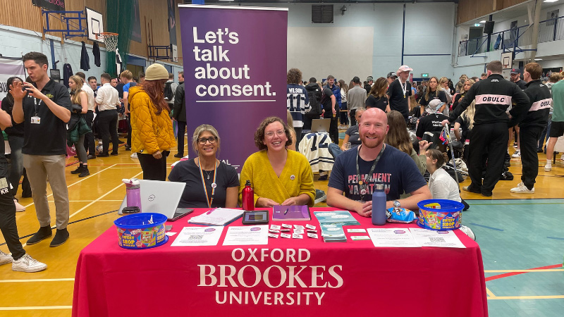 Image of Consent team from Oxford Brookes University