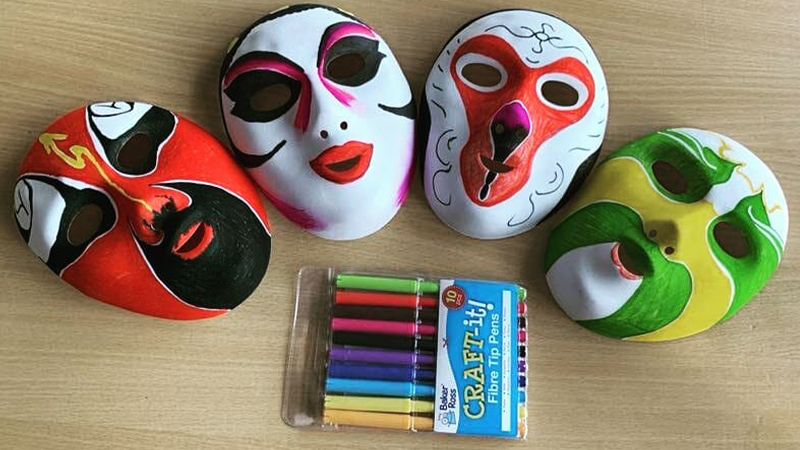 Masks made in schools