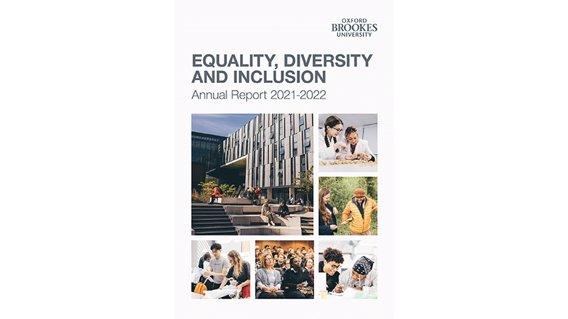 Equality, Diversity and Inclusion Annual Report 2021-22 cover