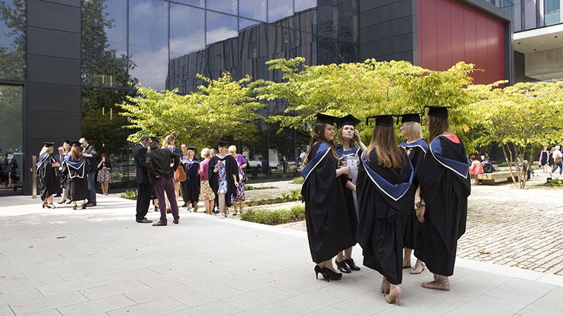 Honorary graduates receive degrees at Oxford Brookes University