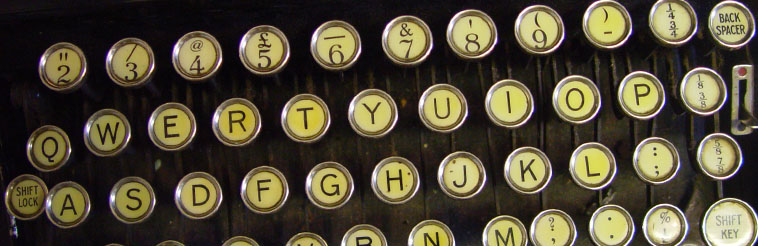 type writer keys