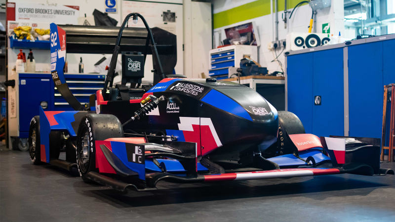 Oxford Brookes leading the charge with an all-electric race car