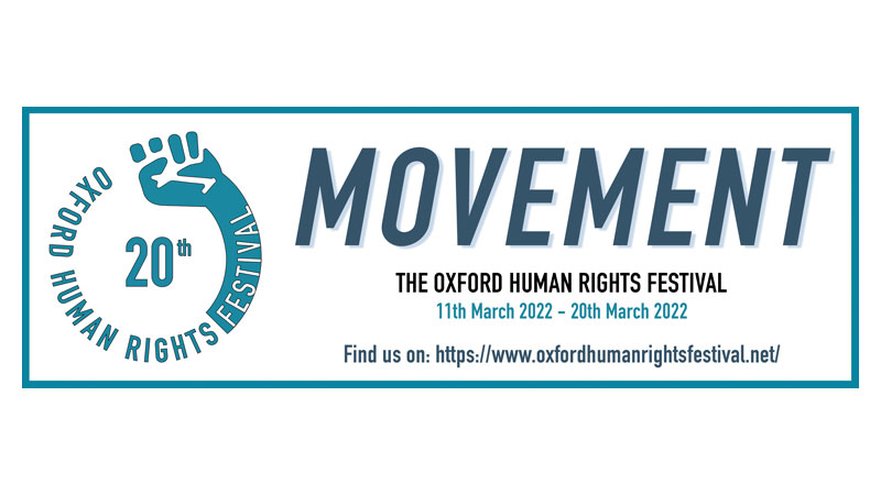 Line up for 20th Oxford Human Rights Festival announced