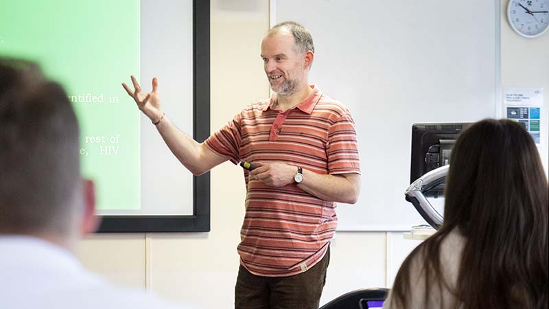 Oxford Brookes lecturer Stephen Hurt