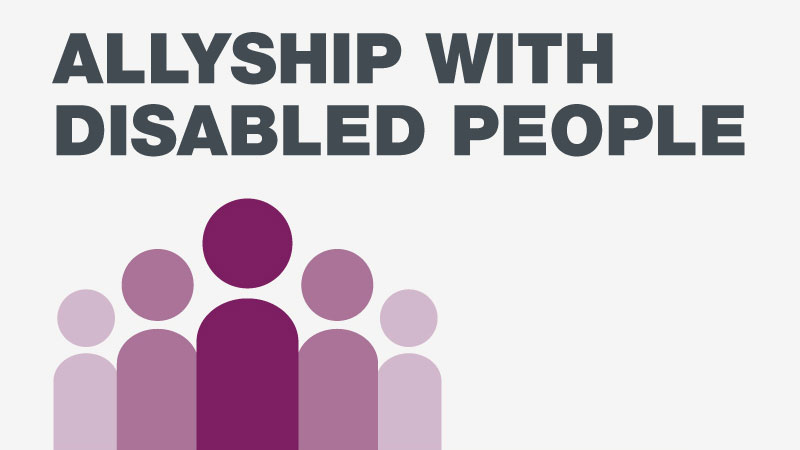 Allyship with disabled people