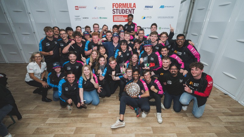 Oxford Brookes Racing celebrate at Formula Student