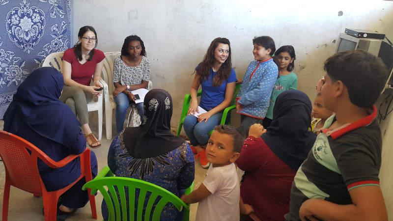 Engaging with Syrian refugees in Lebanon 