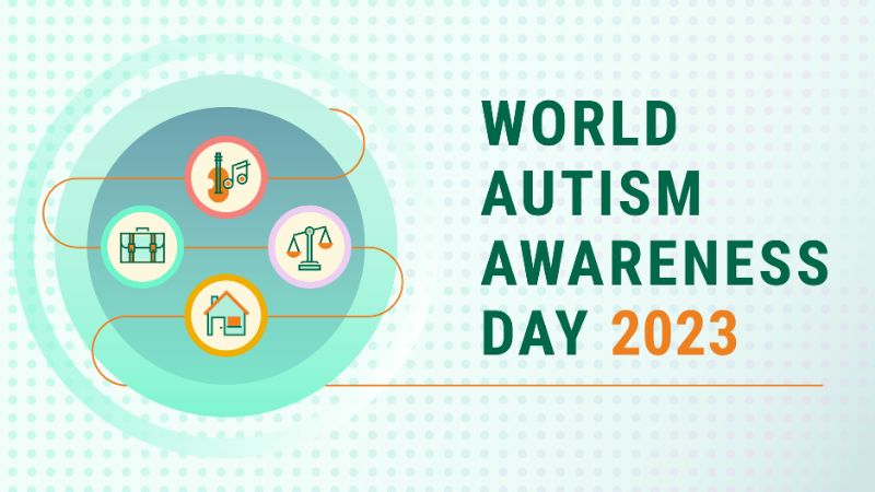 World Autism Awareness Day 2023 logo.