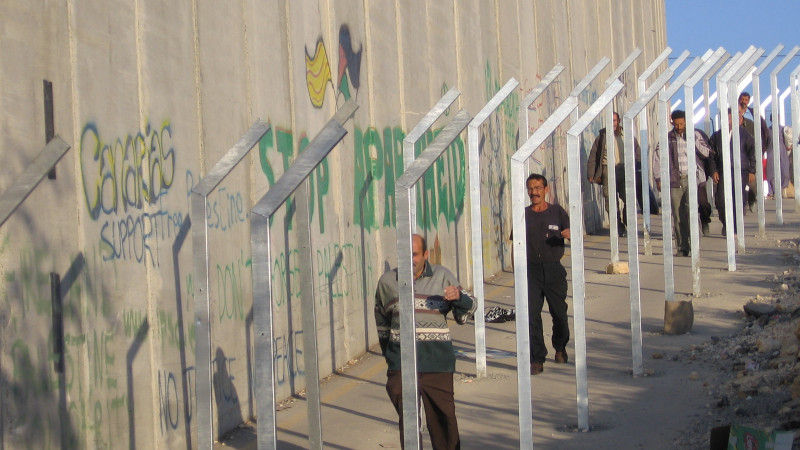 People crossing Gilo Checkpoint at Bethlehem (OPT) 2012