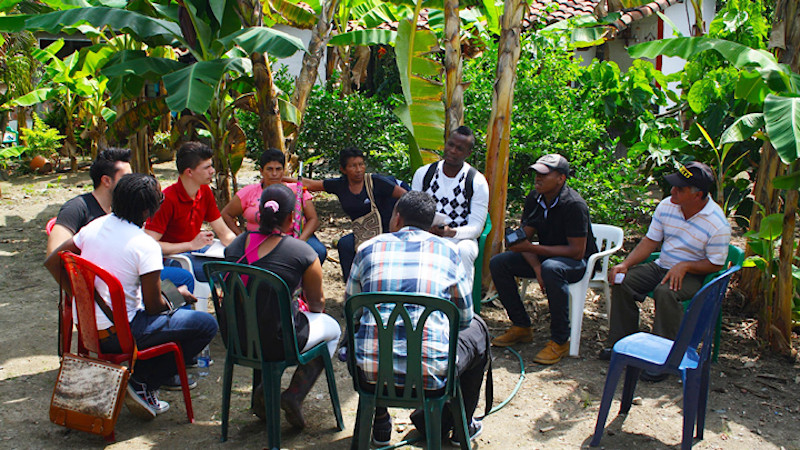Students in Colombia, January 2015