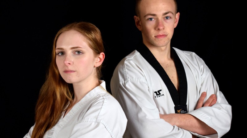 Taekwondo practitioners 