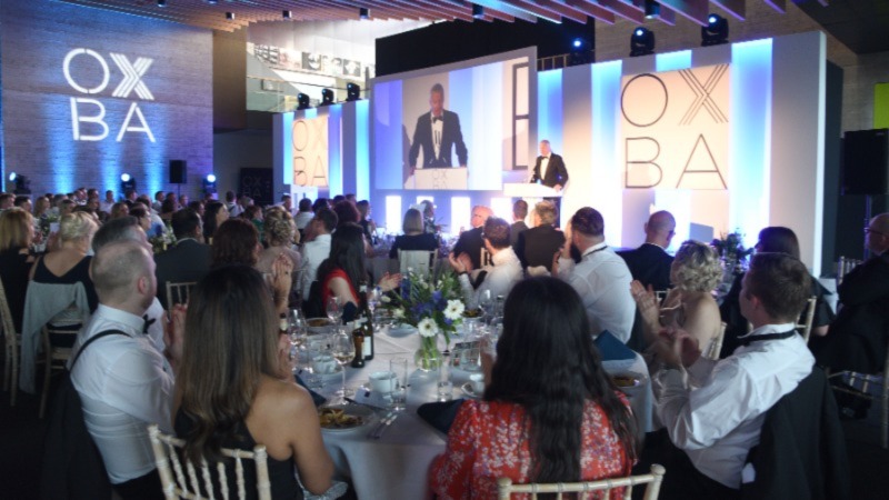 Guests at last year's Oxfordshire Business Awards dinner