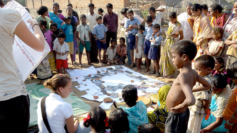 Students in Orissa India, 2010