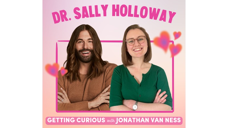 Dr Sally Holloway and Jonathan Van Ness