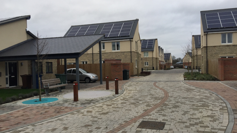street view of Bicester ecotown