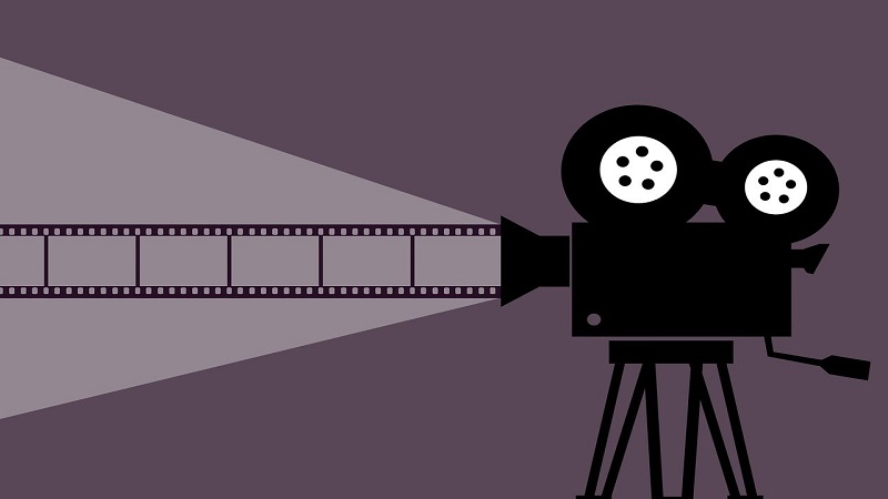  Illustration of movie camera
