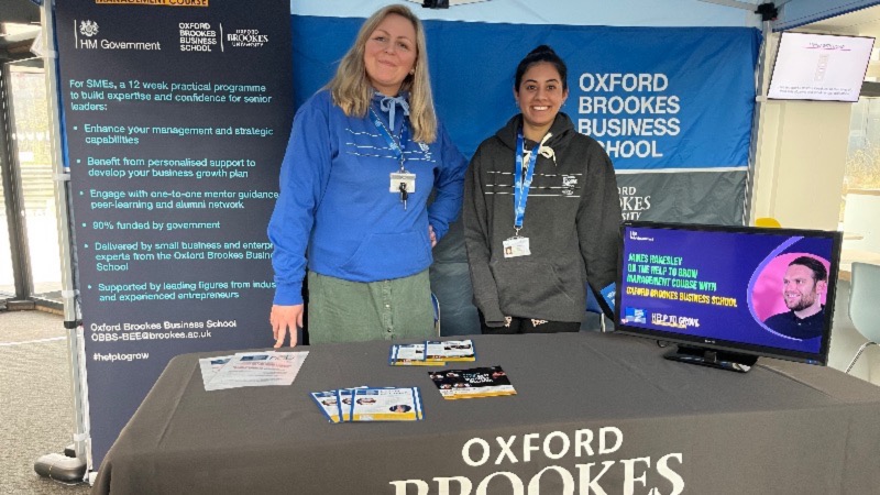 Oxford Brookes Business School Pop Up