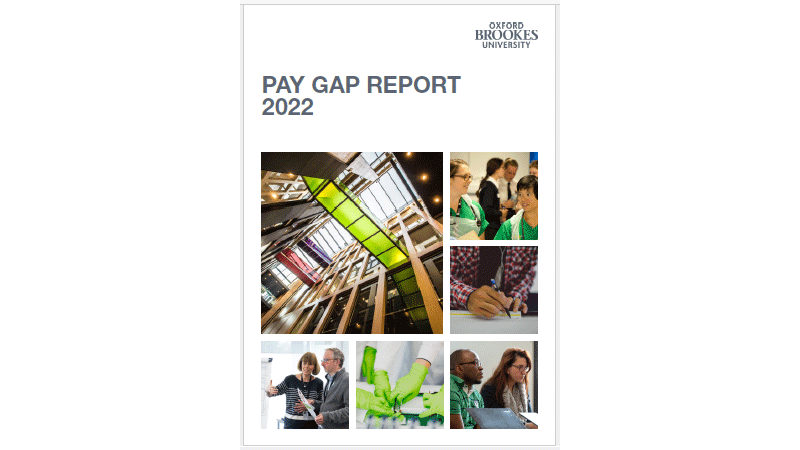 Pay Gap Report 2022 report cover