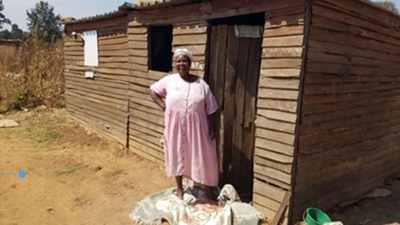 Older woman in Gunhill, Harare