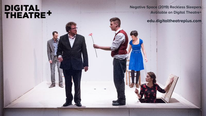 Photo of production of Negative Space from Digital Theatre+