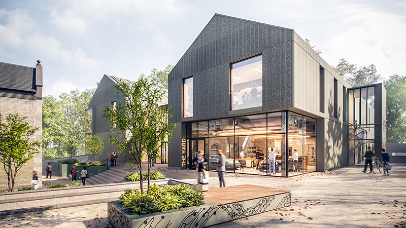 High-res design for the workshop building on the Headington Hill site